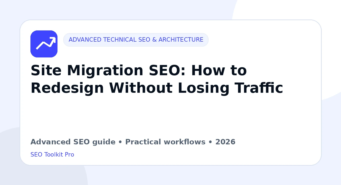 Site Migration SEO: How to Redesign Without Losing Traffic
